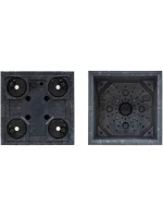 SIERRA SQUARE BETON EFFECT POND 39x39 ANTHRACITE detské