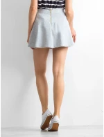 Sukně EN SD model 14832676 světle šedá - FPrice Sukně EN SD model 14832676 světle šedá - FPrice