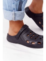 Dámské Nazouváky Černé Pěnové Crocsy EVA Dámské Nazouváky Černé Pěnové Crocsy EVA