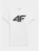 Pánske tričko 4FSS23TTSHM537-10S biele - 4F