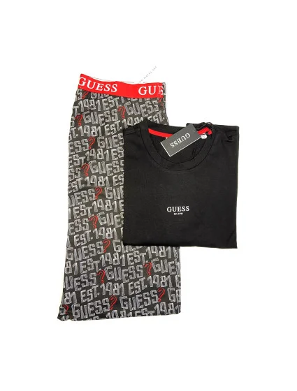 Pánské pyžamo Tmavě modrá model 16299558 - Guess Pánské pyžamo Tmavě modrá model 16299558 - Guess