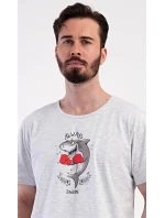 Pánské pyžamo šortky Žralok Pánské pyžamo šortky Žralok