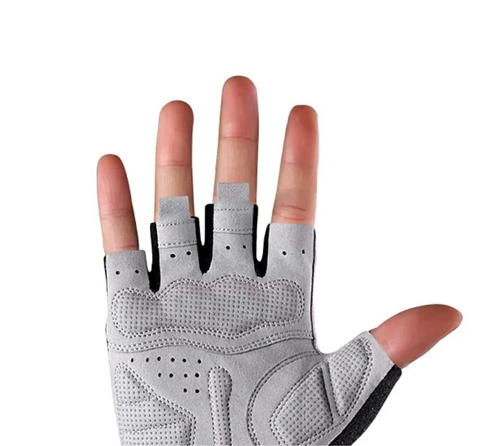 Cyklistické rukavice model 22083429 velikost L šedé - Rockbros