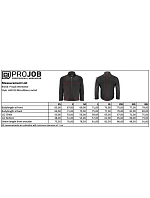 ProJob 3319 Microfleece Jacket Pracovná bunda z mikrofleecu 64.3319 šedá