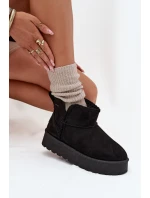 Dámské Sněhule Na Platformě S Big Star Černé model 21705862 - Big Star Shoes