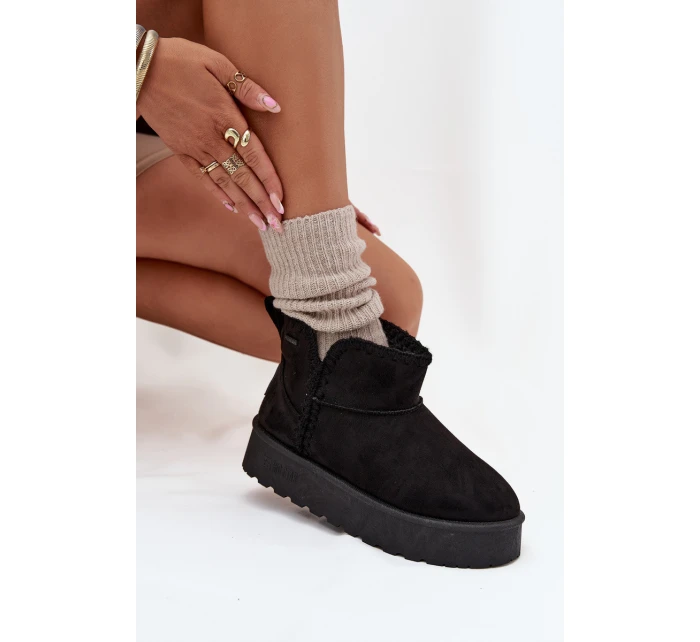 Dámské Sněhule Na Platformě S Big Star Černé model 21705862 - Big Star Shoes