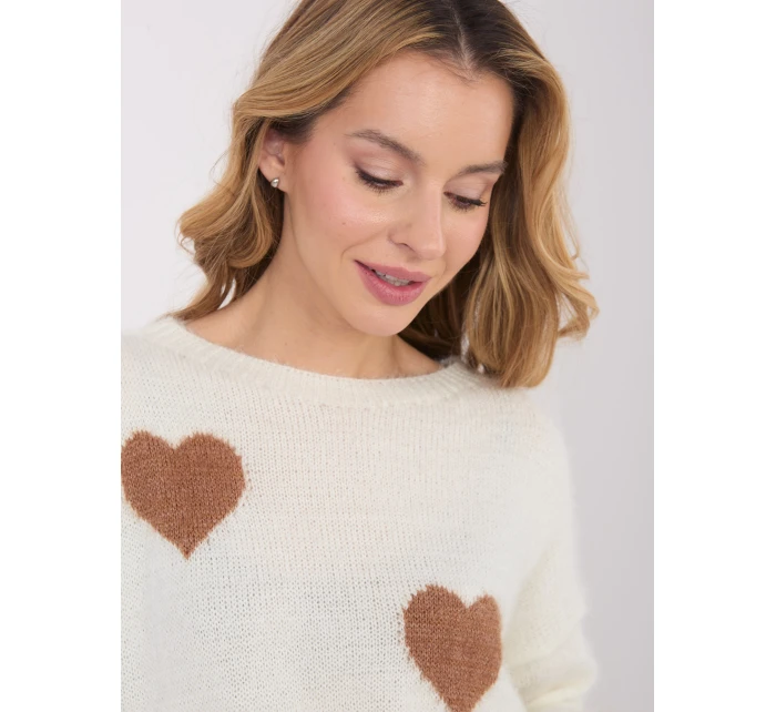 Sweter MO SW model 21886105 ecru - FPrice Sweter MO SW model 21886105 ecru - FPrice