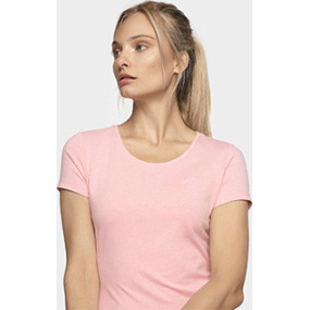 Dámske bavlnené tričko 4F TSD300 Ružové