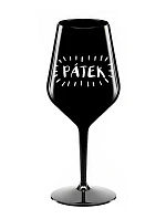 FRIDAY - čierny nerozbitný pohár na víno 470 ml