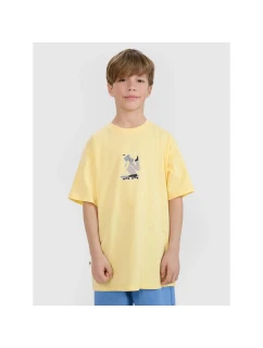 Chlapčenské tričko s potlačou 4F 4FJRSS25TTSHM2641-73S