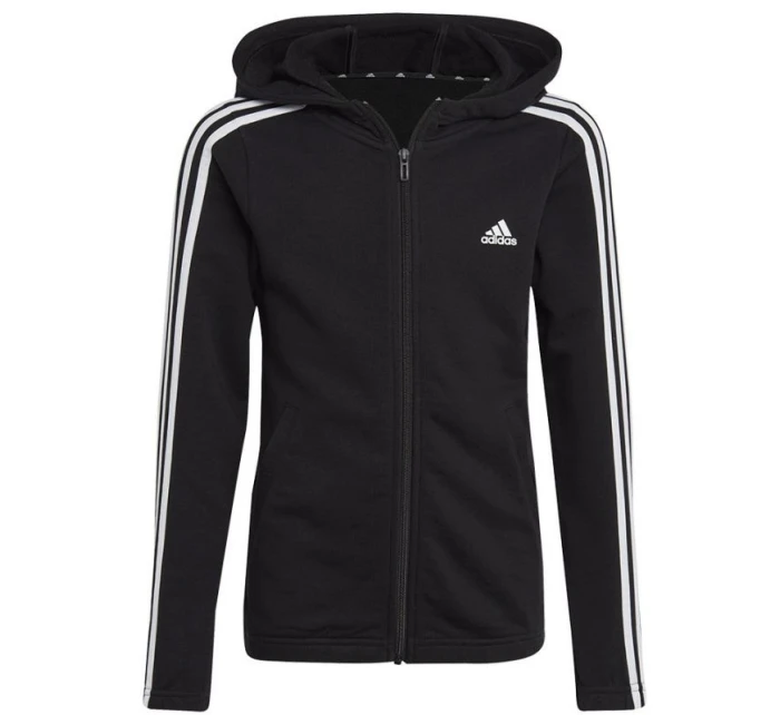 Detská mikina Essentials 3 Stripes Full-Zip Jr IC3634 - Adidas