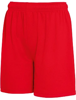 Fruit of the Loom Kids Performance Shorts Dětské sportovní kraťasy 16.4007 red
