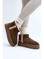 Sněhule na platformě se vzorem tmavě zelené model 21645946 - Boto Sněhule na platformě se vzorem tmavě zelené model 21645946 - Boto