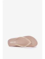 Dámské sandály na klínu Big Star béžové model 21695338 - Big Star Shoes Dámské sandály na klínu Big Star béžové model 21695338 - Big Star Shoes