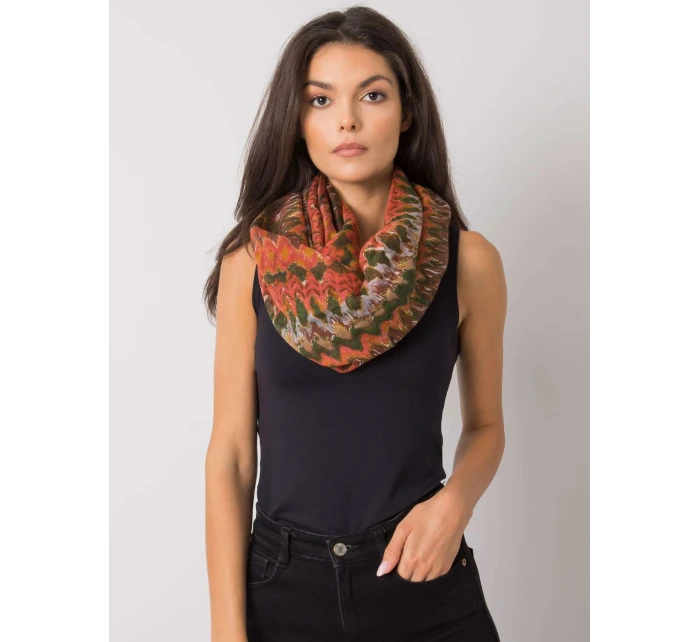 Dámska šatka AT CH F106016 tmavo oranžová