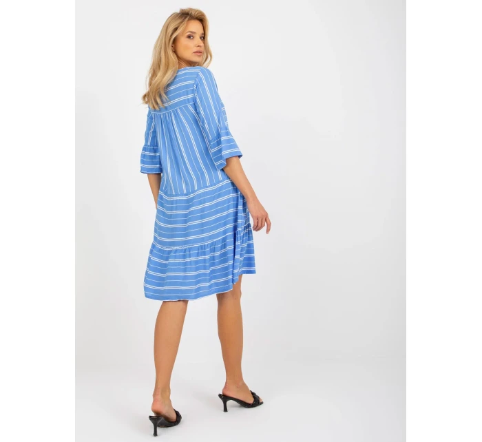 Dámské šaty model 18132711 modré - FPrice