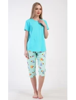 Dámske capri pyžamo Parrot
