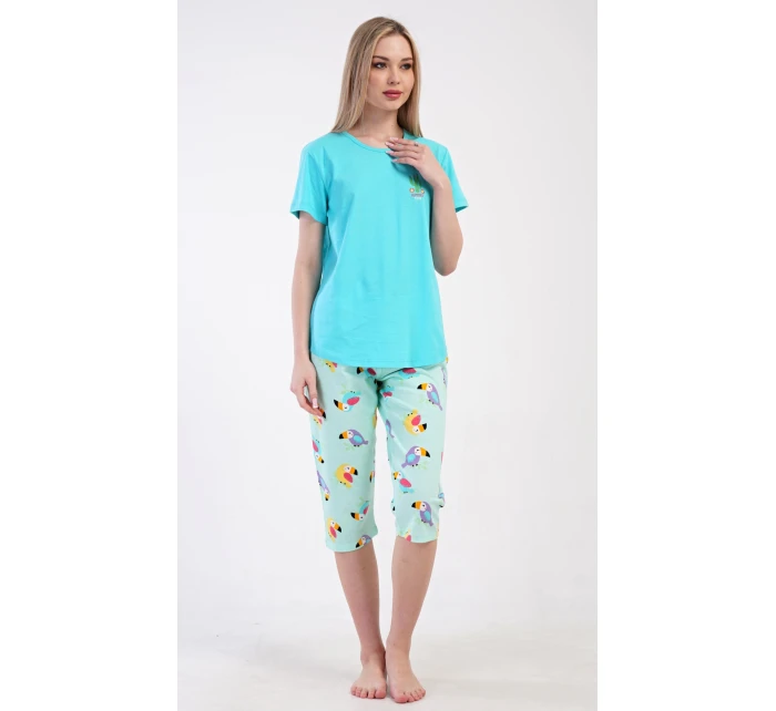 Dámske capri pyžamo Parrot