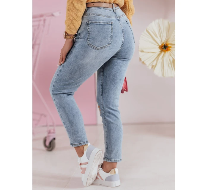 Dámské džínové kalhoty slim fit modré Dstreet model 21985367 - FashionStreet