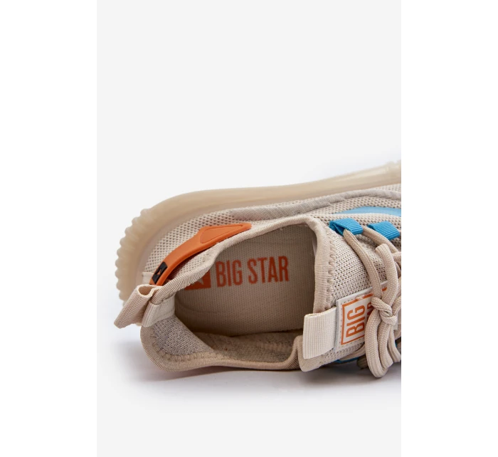 Buty Sportowe Męskie HI-POLY SYSTEM Big Star NN174452 Beżowe