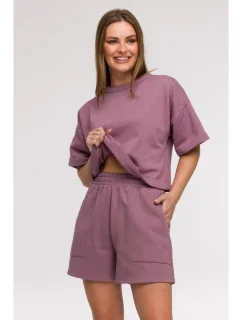 model 21047255 Šortky s kapsami s nášivkami heather - BeWear