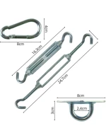 MONTÁŽNA KONZOLA PRE PLACHTU SLNEČNEJ CLONY
