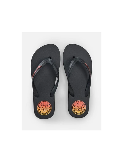 Pánske šľapky RIP CURL Icons Of Surf Bloom Open Toe, čierne