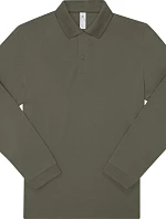 B&C My Polo 180 LSL Piqué – polokošeľa s dlhým rukávom 01.U425 camo green