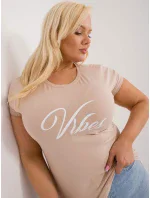 Tričko RV TS 9475.60 béžová Tričko RV TS 9475.60 béžová