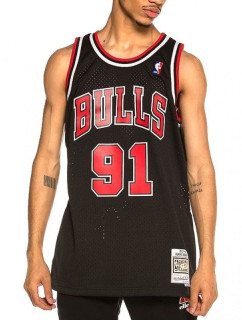 Mitchell & Ness Chicago Bulls NBA Swingman Alternate Jersey Bulls 97 Dennis Rodman SMJYGS18152-CBUBLCK97DRD Pánske oblečenie