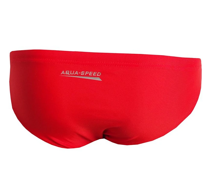 Plavky Aqua-speed Bartek červené, tmavomodré, biele 64 402
