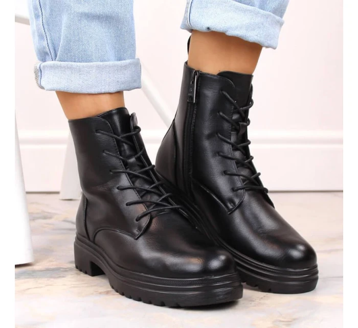 W model 18923992 zateplené boty černá - VINCEZA W model 18923992 zateplené boty černá - VINCEZA