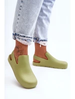 Modne Gumowe Chodaki Zielone Meriko Modne Gumowe Chodaki Zielone Meriko