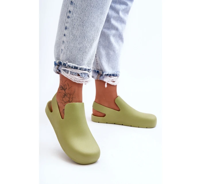 Modne Gumowe Chodaki Zielone Meriko Modne Gumowe Chodaki Zielone Meriko
