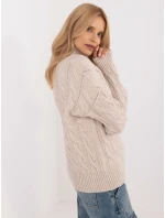 Sweter AT SW model 20463667 jasny beżowy - FPrice