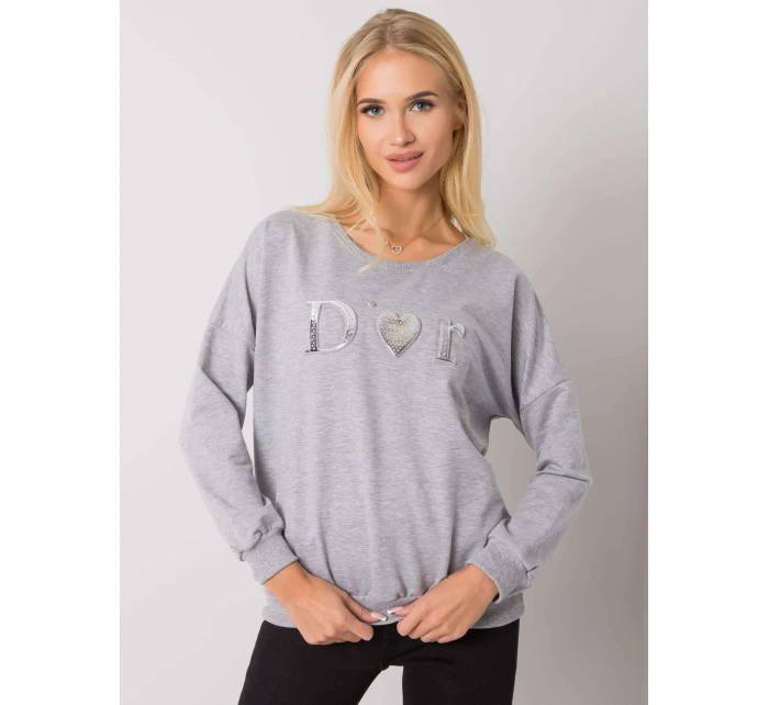 Mikina RV BL 0192.55P sivá