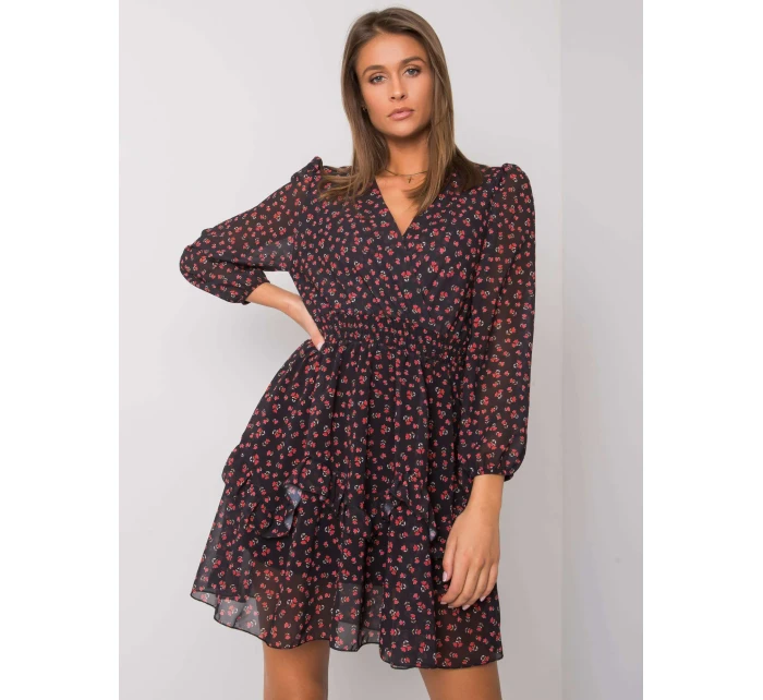 Šaty TW SK BI 0928 2.23 čierna a červená Šaty TW SK BI 0928 2.23 čierna a červená