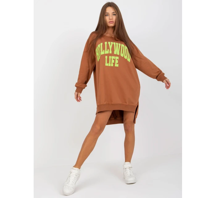 Mikina VI BL 3102.01P svetlo hnedá