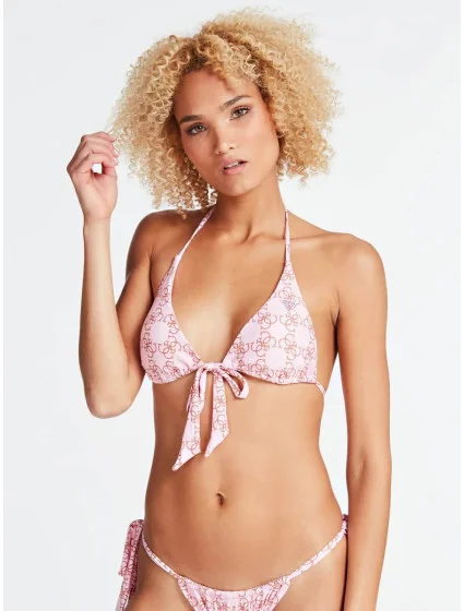 Vrchný diel plaviek E02J27MC03I-G6H1 ružová - Guess