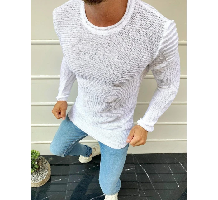 Pánský svetr v barvě ecru model 21962610 - FashionStreet