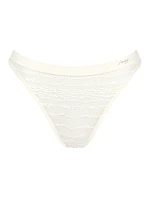 Dámske čipkované tangá FREE Evolve String - WHITE - biela 0003 - SLOGGI