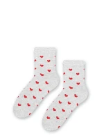 Dámské ponožky model 14559108 Srdce - Steven Dámské ponožky model 14559108 Srdce - Steven