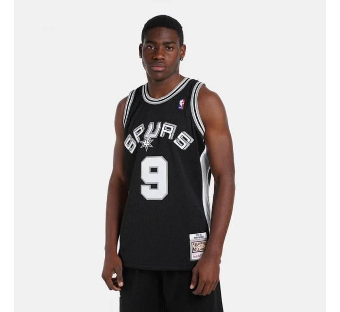Mitchell & Ness San Antonio Spurs NBA Swingman Jersey Spurs 2001 Tony Parker M SMJYLG19018-SASBLCK01TPA Pánske