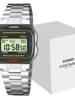 CASIO A163WA-1QES Unisex hodinky + BOX