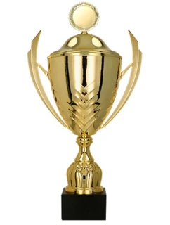 Kovový pohár s vekom