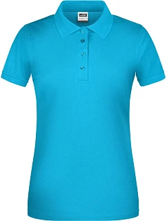 JN Dámské pracovní bio piqué polo 02.0 turquoise model 22529575 - Daiber
