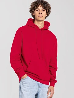 Fruit of the Loom Iconic 250 Hooded Sweat Mikina s kapucňou 16.2294 červená