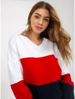 Mikina RV BL model 17963971 bílá a tmavě modrá - FPrice