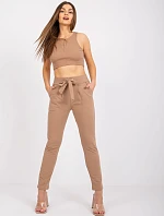 Tepláky RV DR 7459.01X svetlo hnedá