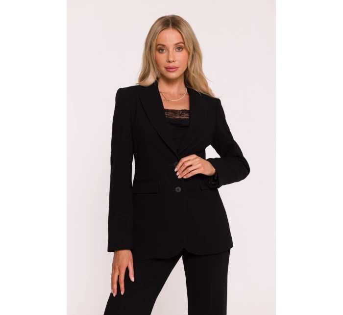 S417 Blejzr s lakom - čierny